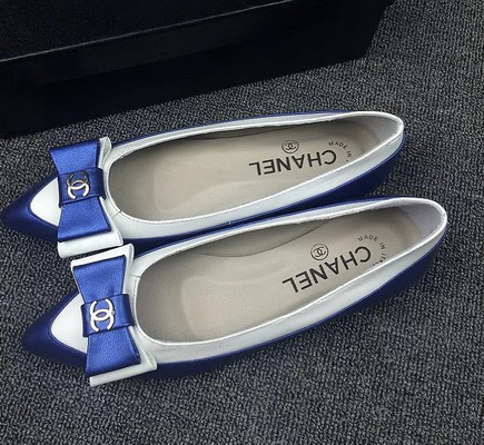 CHANEL Shallow mouth flat shoes Women--141